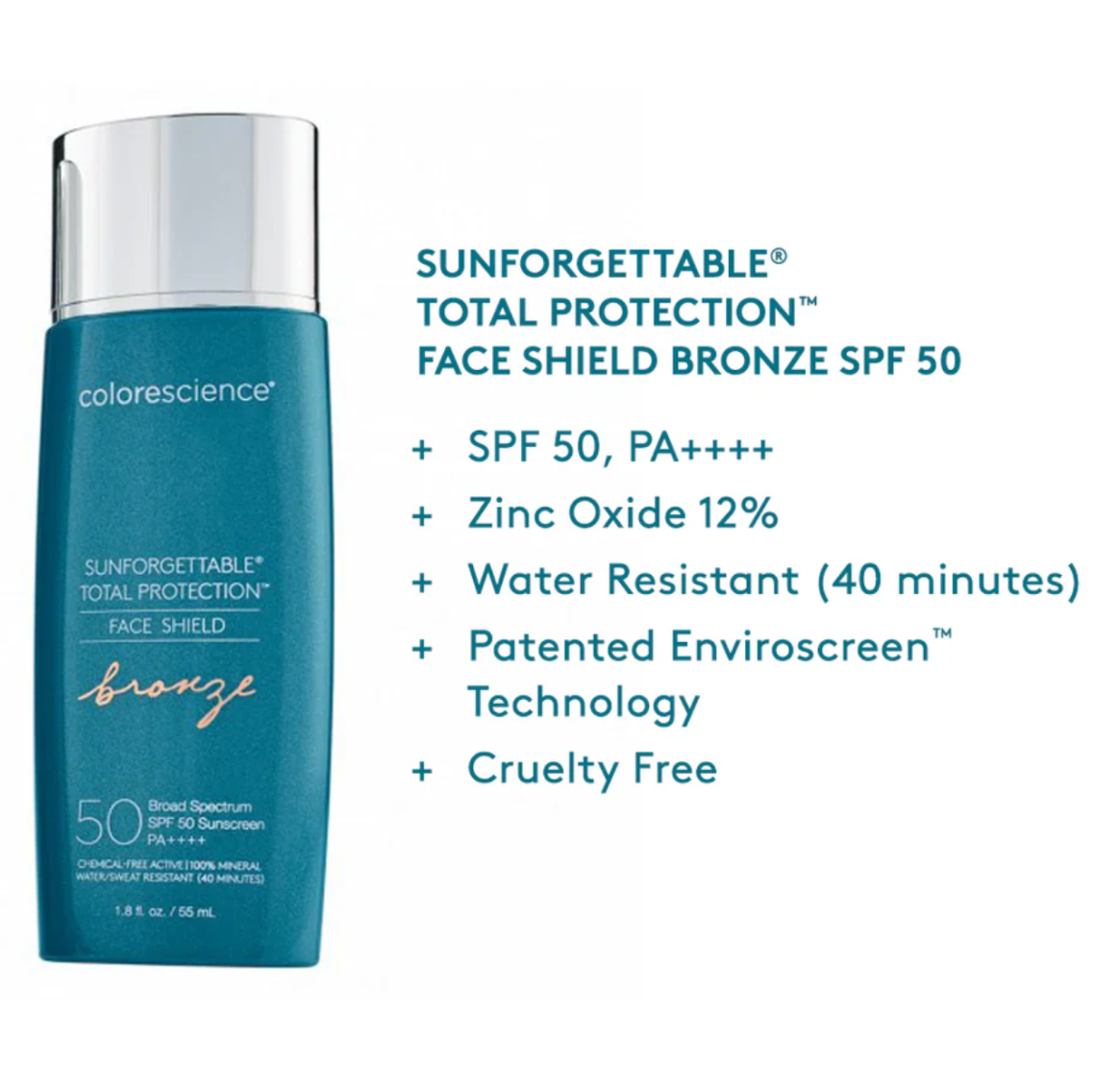 Sunforgettable® Total Protection® Face Shield Bronze SPF 50