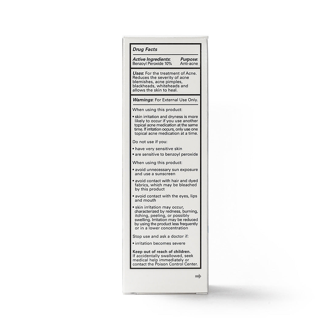 Benzoyl Peroxide 10% Acne Treatment Solution