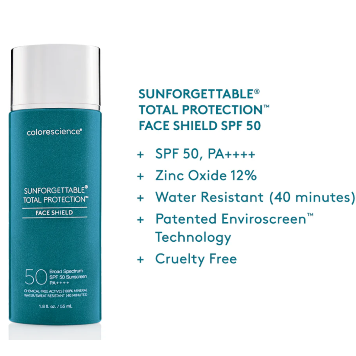Sunforgettable® Total Protection® Face Shield Classic SPF 50