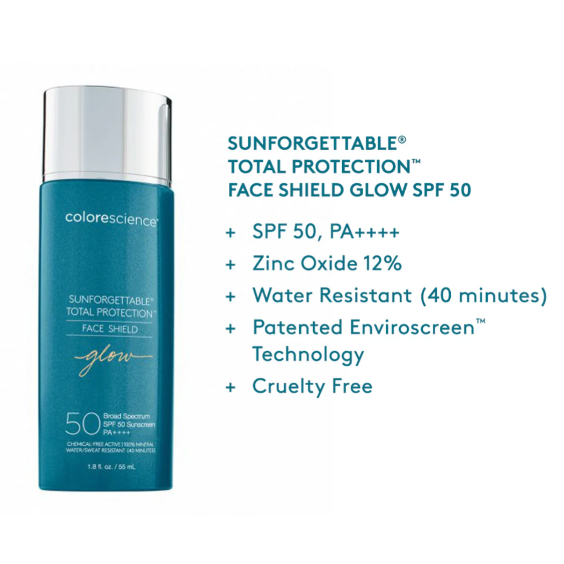 Sunforgettable® Total Protection® Face Shield Glow SPF 50